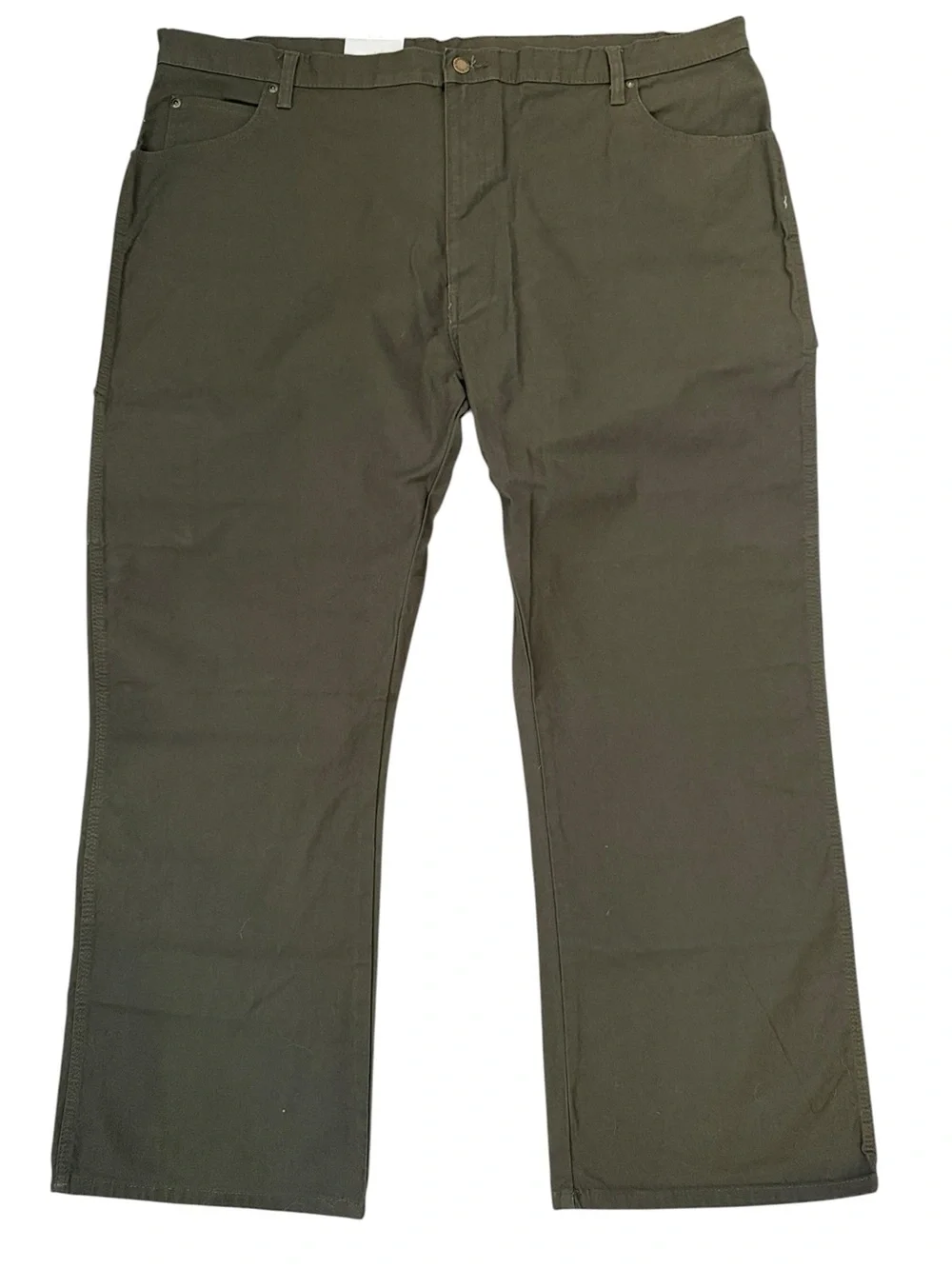 Dickies Duck Carpenter Pants NWT 44x30 Moss Green Relaxed Fit Flex Workwear